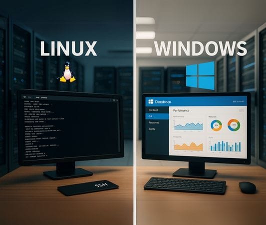 Sunucu İşletim Sistemleri Linux vs. Windows